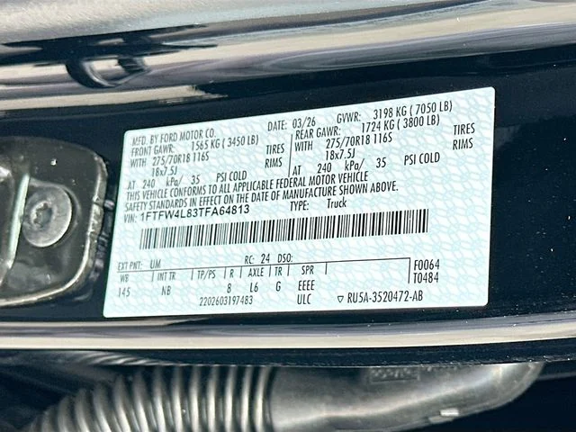 New 2026 Black Metallic Ford Tremor image 21