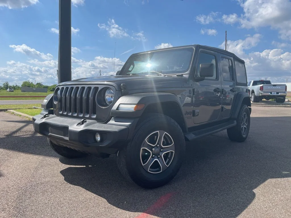Used 2021 Gray Jeep Unlimited Sport S image 11