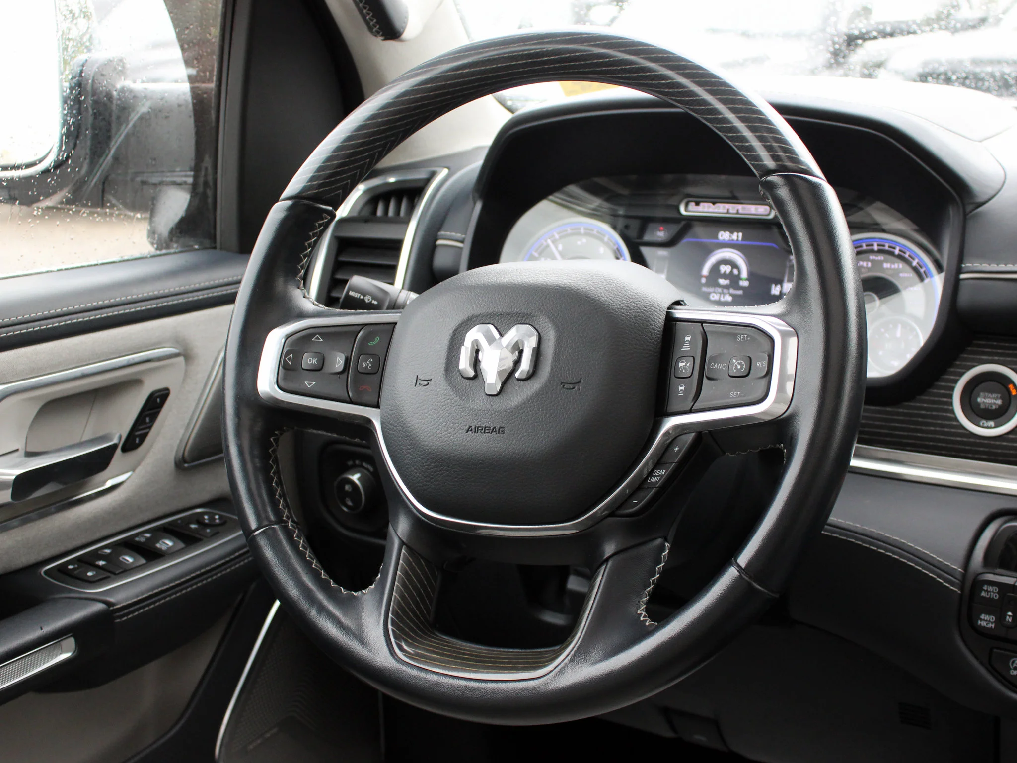 Certified Used 2022 White RAM Limited * No Accidents | HEMI V8 | Trailer Tow | Adaptive Cruise | Apple CarPlay | Bedliner image 6