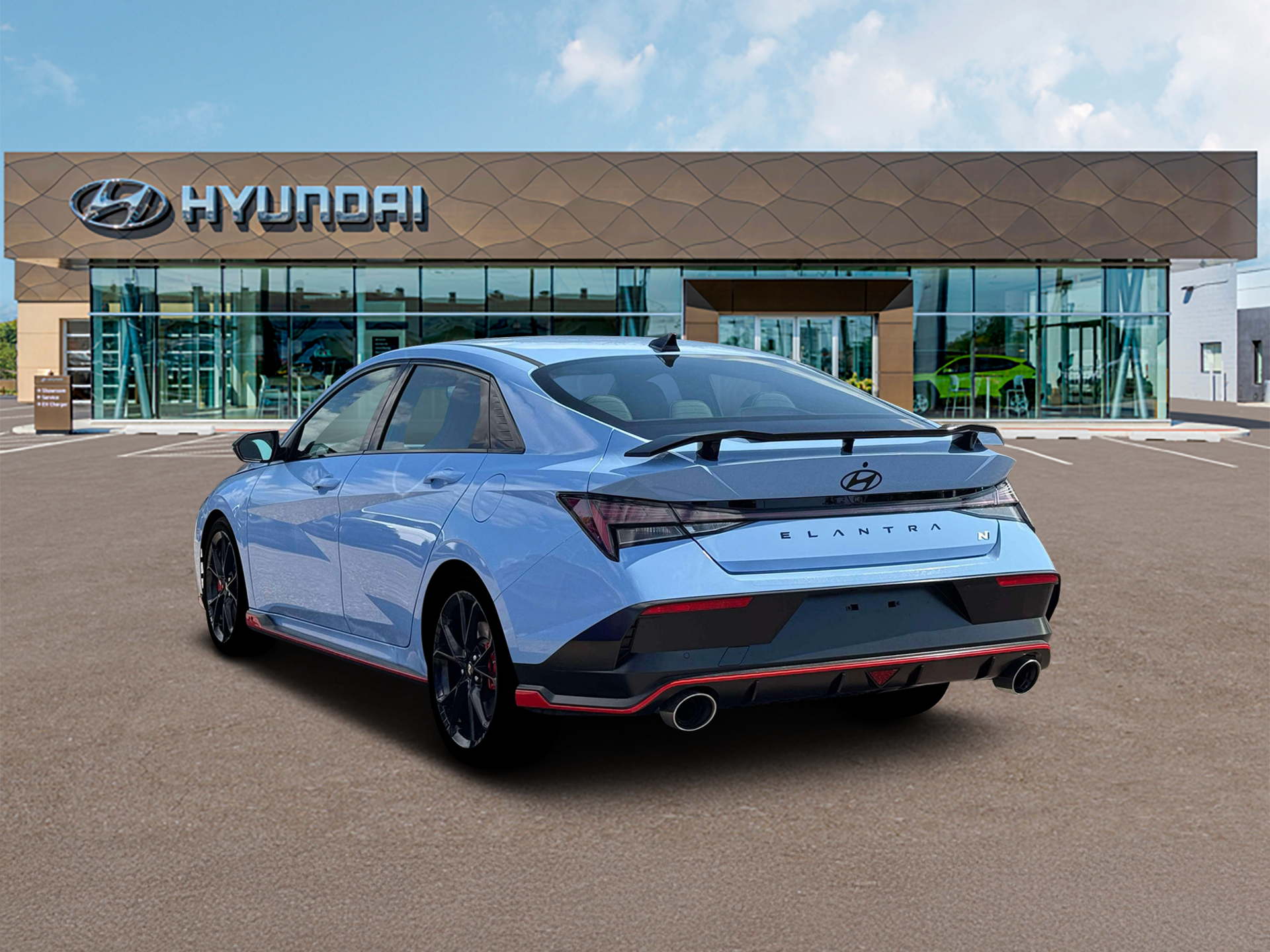 New 2026 Blue Hyundai Sedan image 5