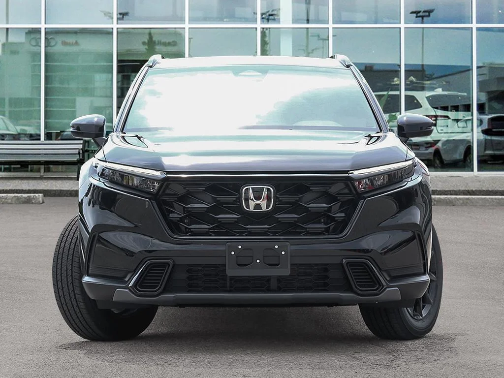 New 2026 Crystal Black Pearl Honda SPORT HYBRID [ AWD   REMOTE START   KEYLESS ENTRY image 2