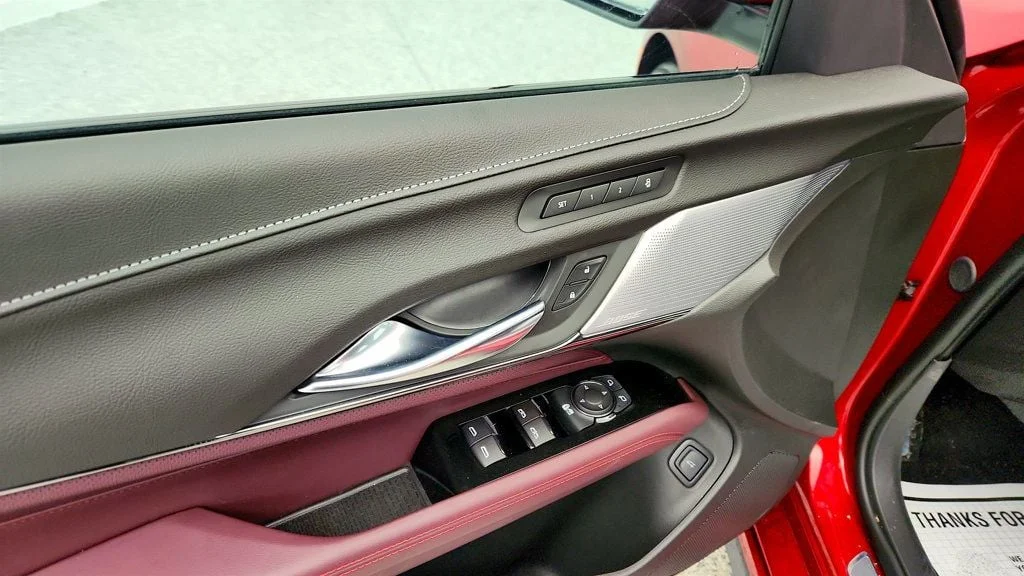 Used 2025 Radiant Red Tintcoat Cadillac 4dr Sedan Sport with 19