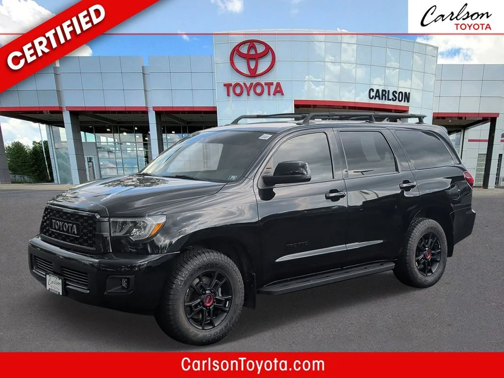 Certified Used 2021 Black Toyota TRD Pro image 1