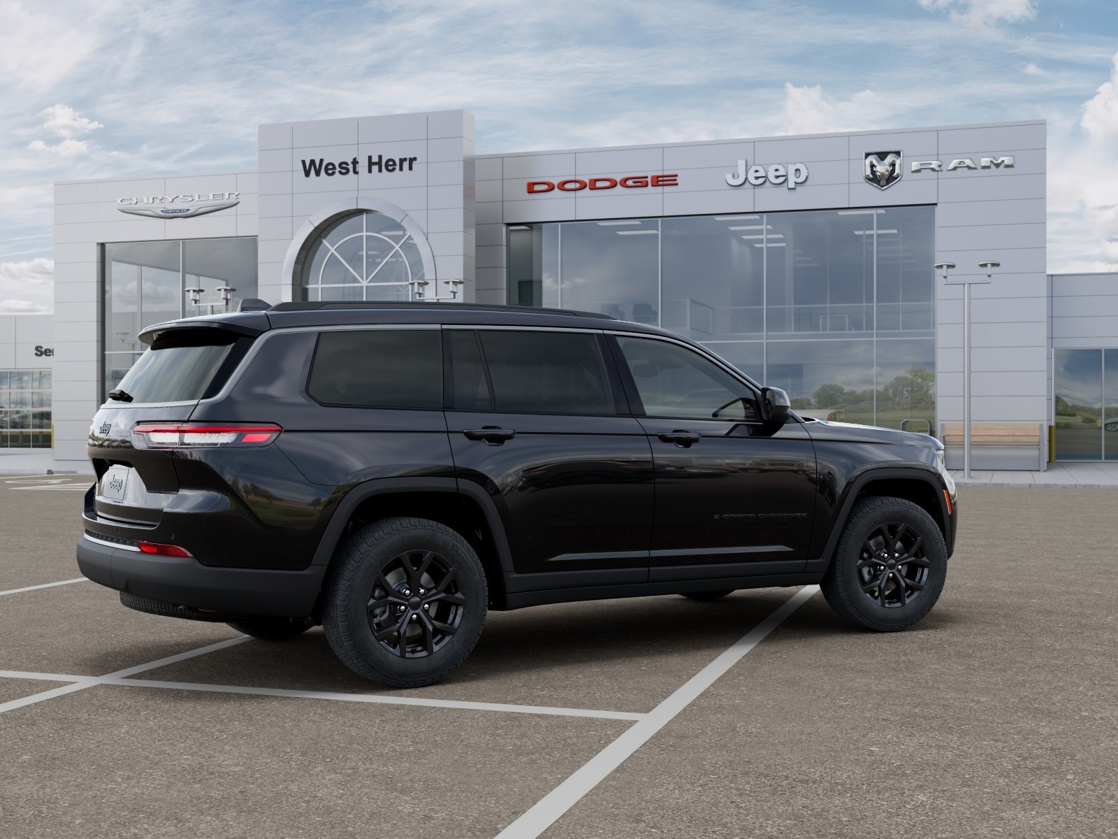 New 2026 Diamond Black Crystal Pearlcoat Jeep GRAND CHEROKEE L LAREDO ALTITU image 30