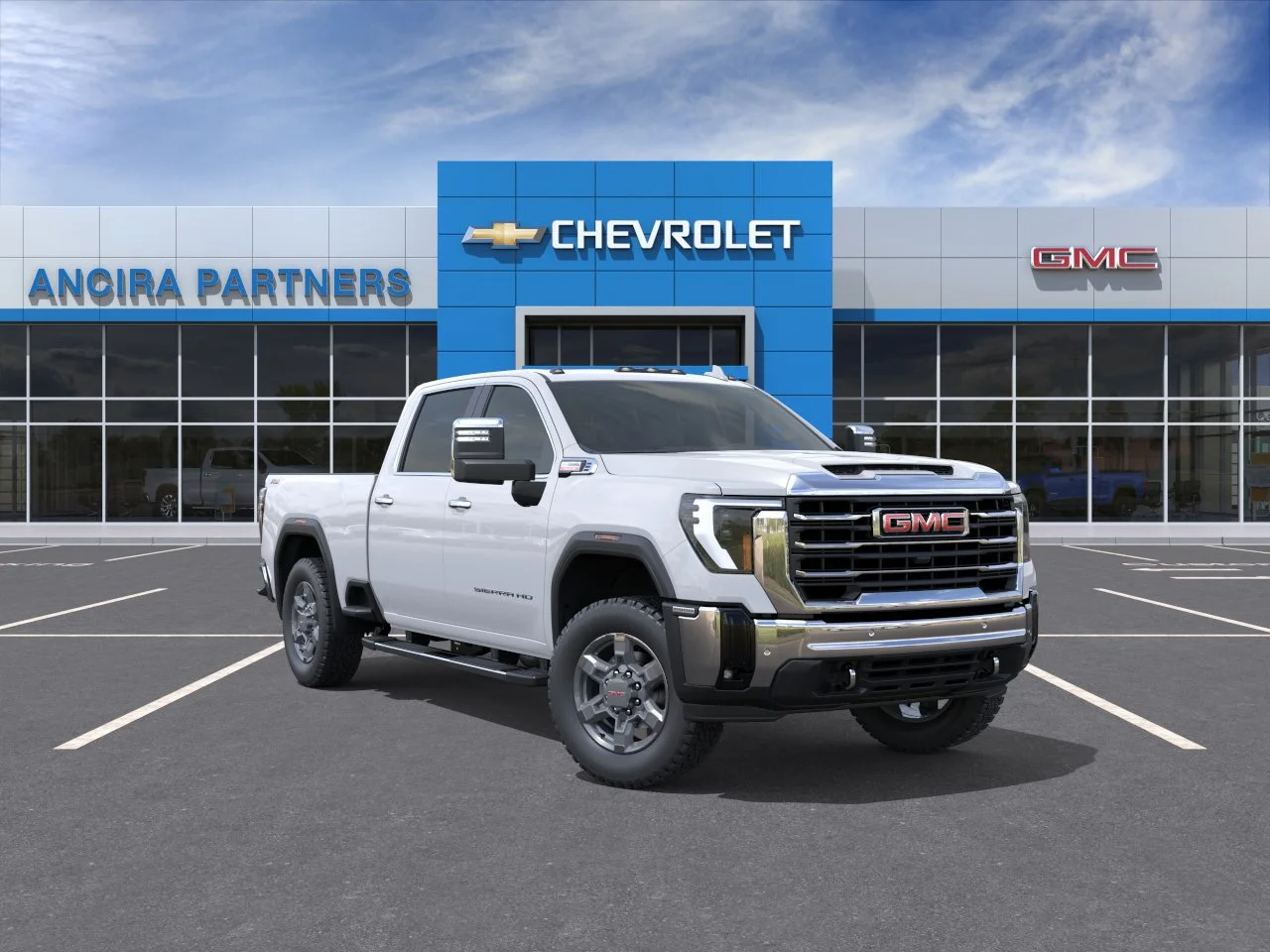 New 2026 Summit White GMC SLT image 2