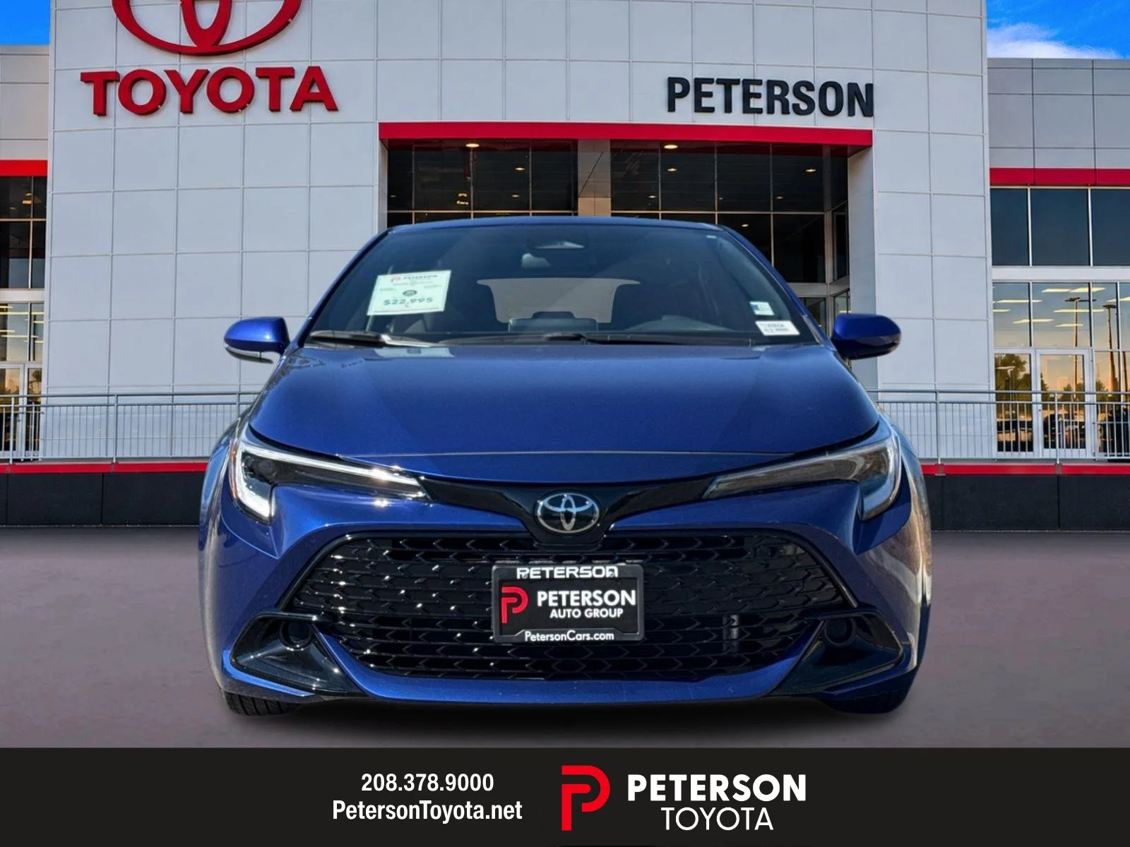 Used 2023 Blue Toyota SE image 8