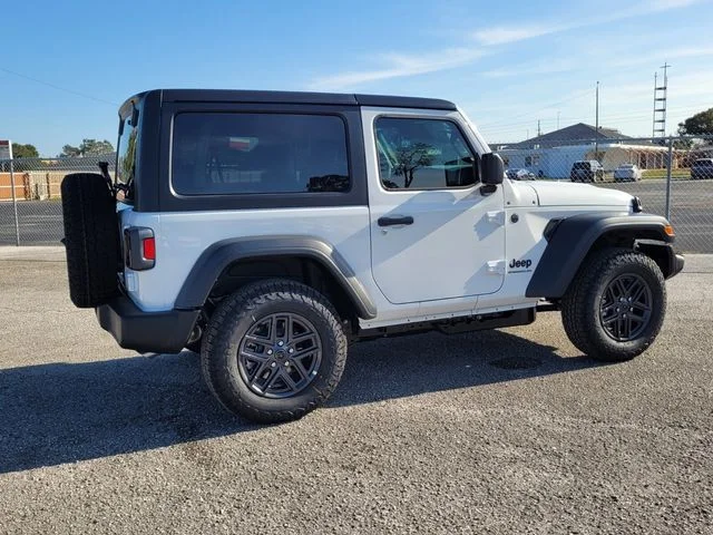 New 2026 Bright White Clear-Coat Exterior Paint Jeep Sport S image 7