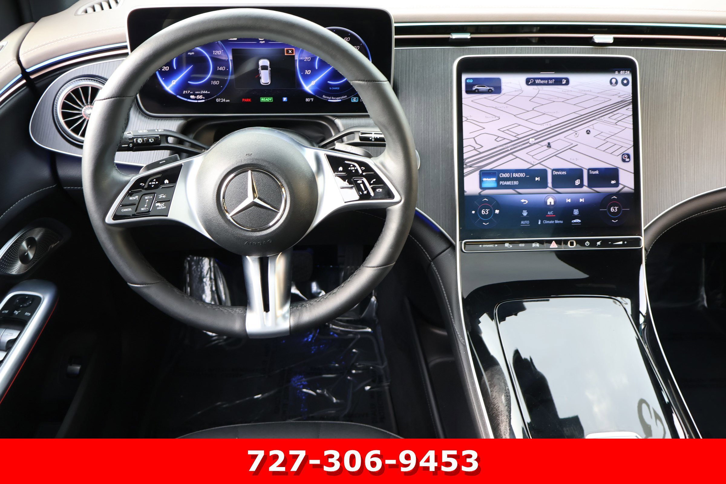 Certified Used 2023 Obsidian Black Metallic Mercedes-Benz EQE 350 image 20