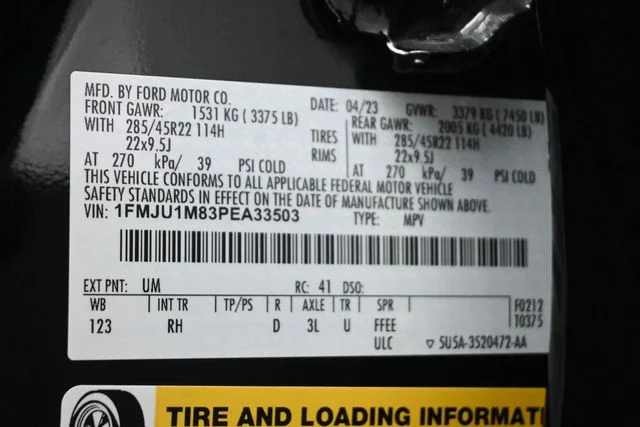 Certified Used 2023 Black Ford Platinum image 35
