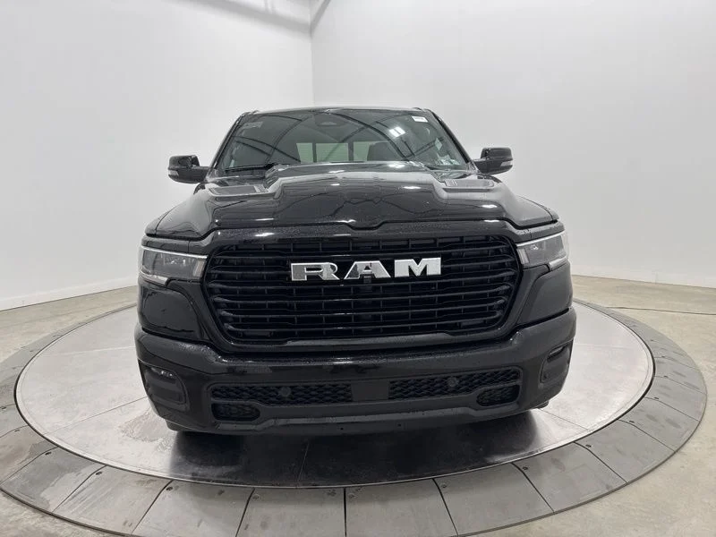 New 2026 Diamond Black Crystal Pearl-Coat Exterior Paint RAM Laramie image 2