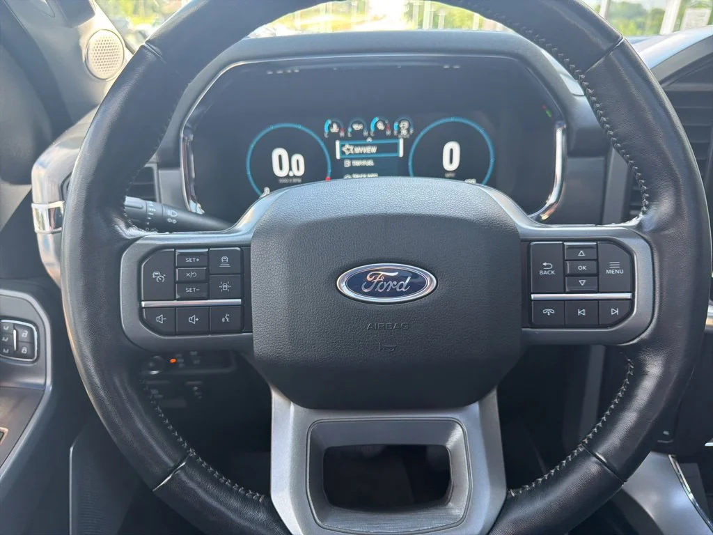 Used 2021 Rapid Red Metallic Tinted Clearcoat Ford Lariat image 25