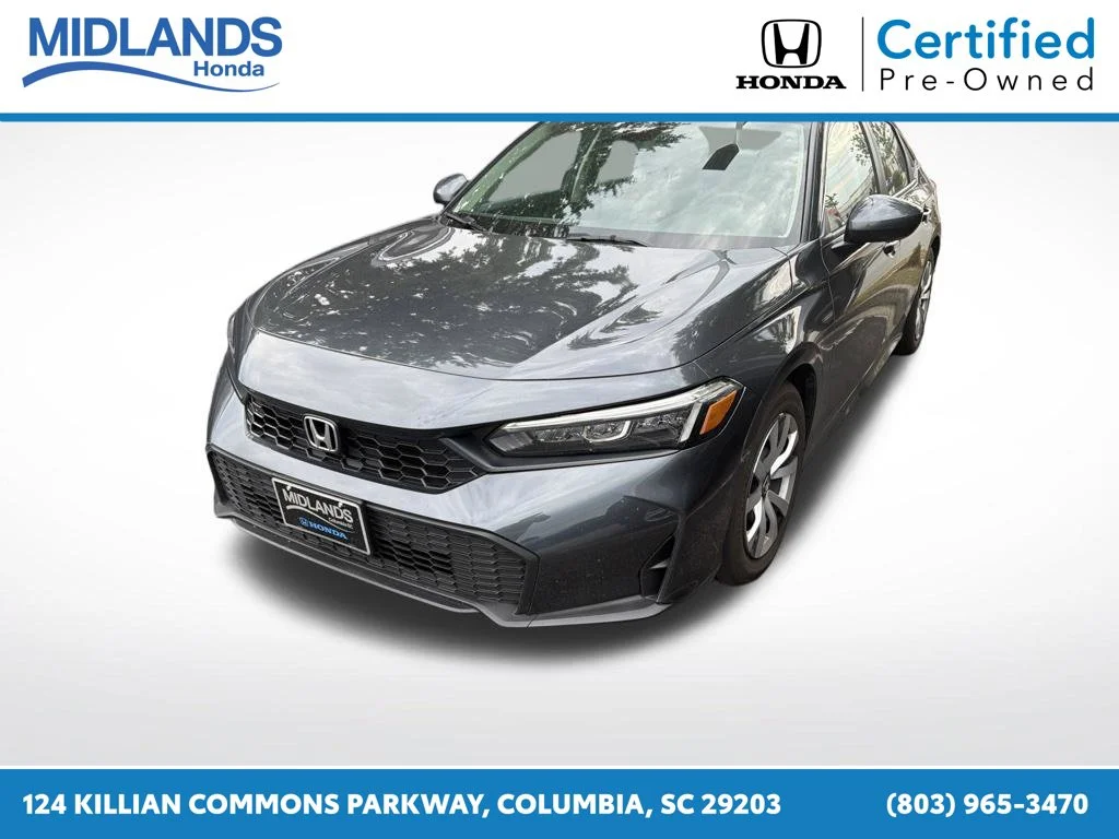Certified Used 2026 Meteorite Gray Metallic Honda LX image 2
