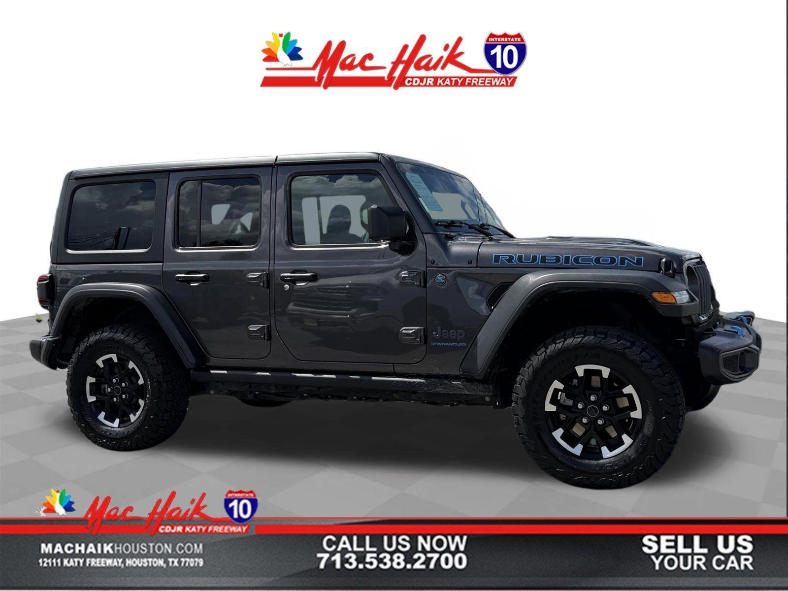 Used 2025 Granite Crystal Metallic Clearcoat Jeep Rubicon image 1