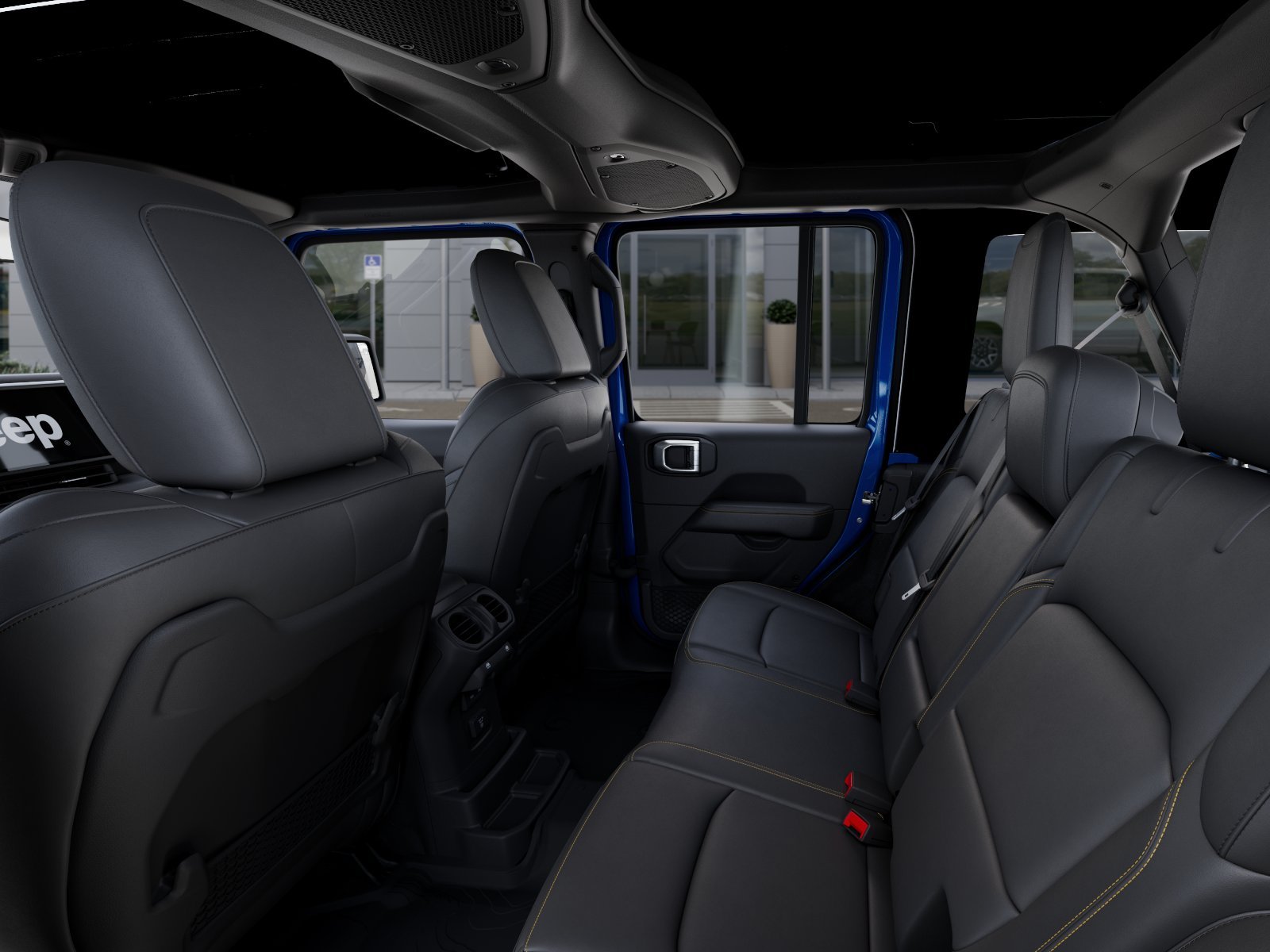 New 2026 Hydro Blue Pearl-Coat Exterior Paint Jeep Sahara image 54