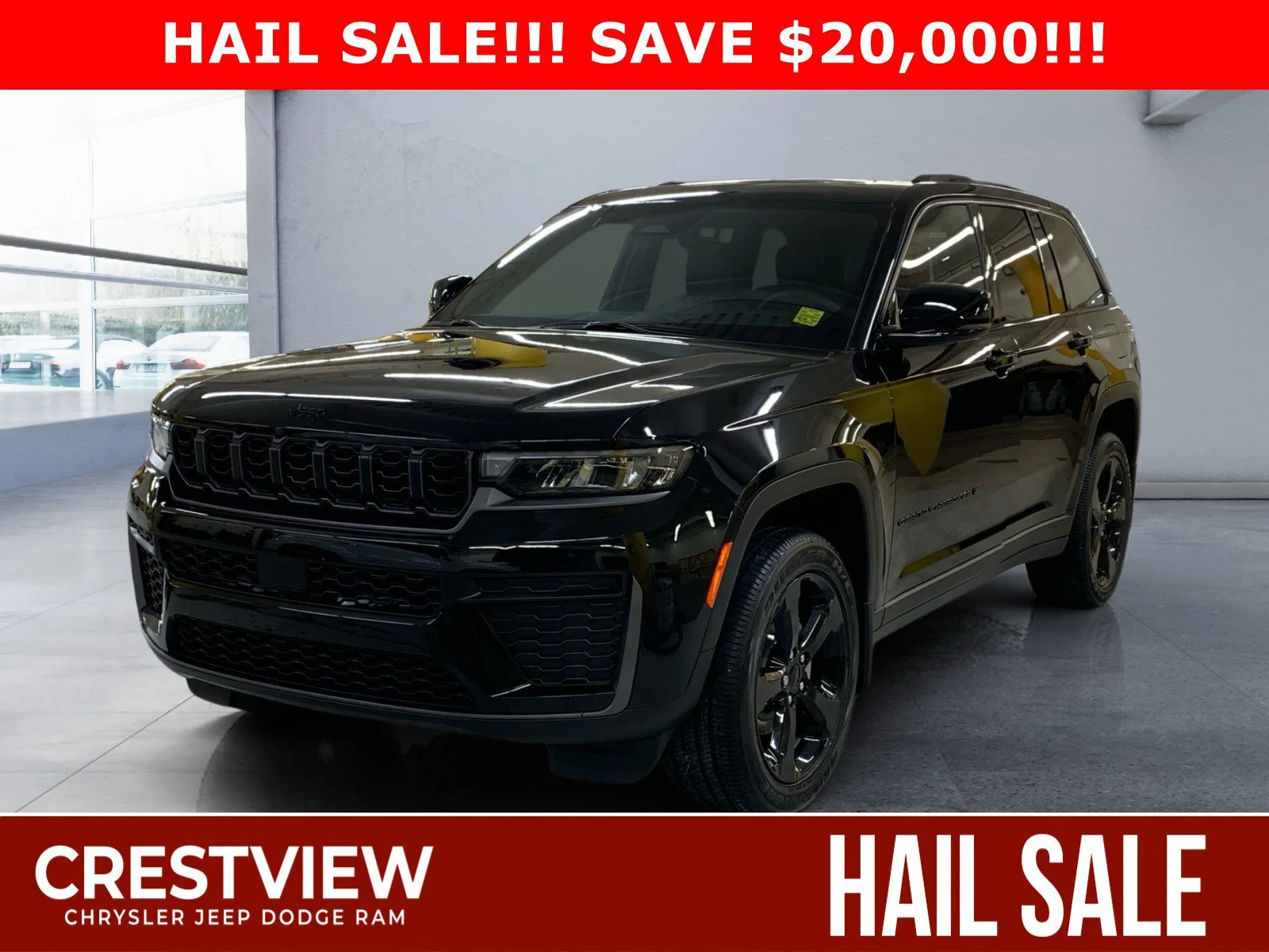 New 2026 Diamond Black Crystal Pearl Jeep Altitude image 1