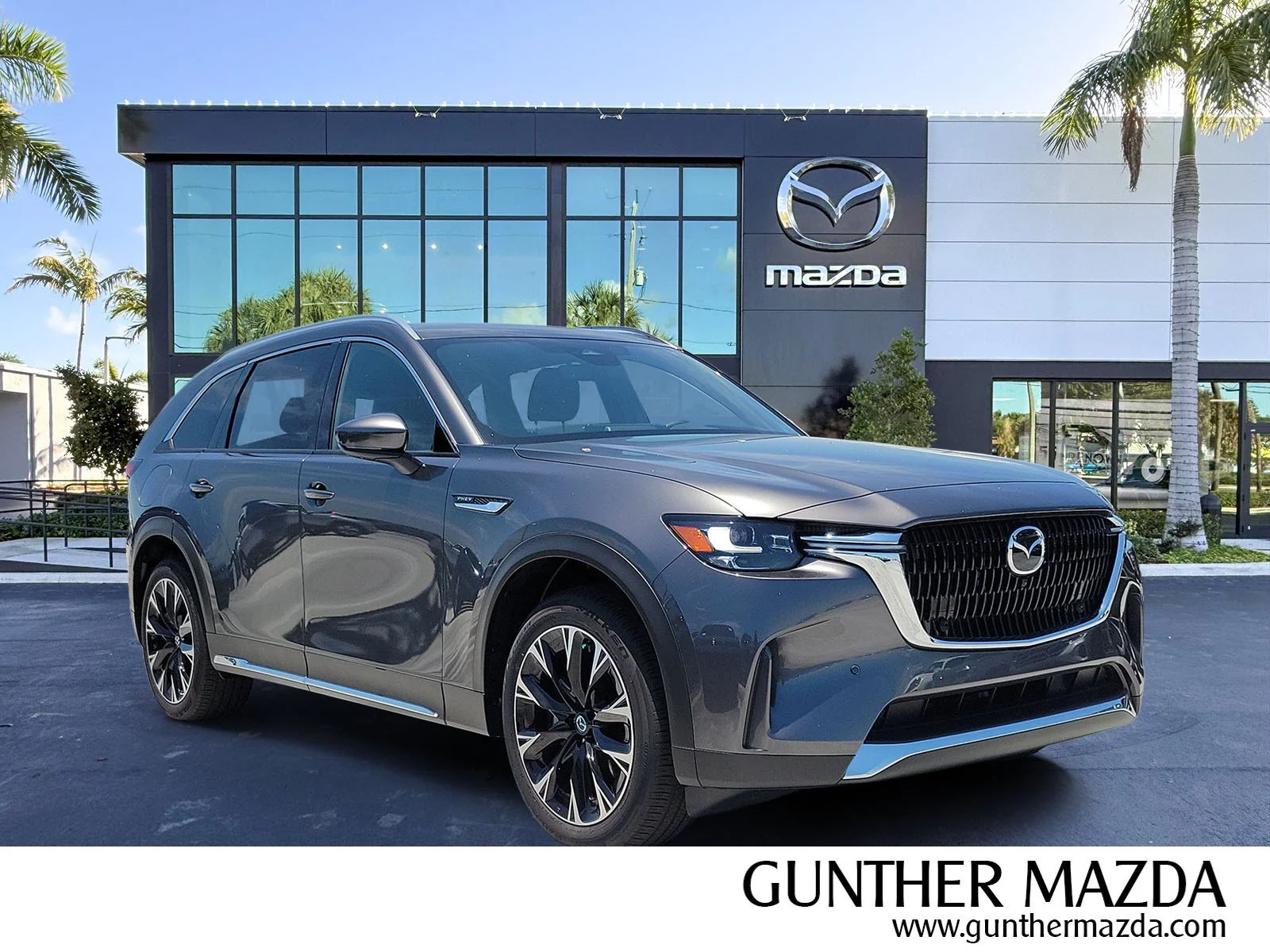 New 2026 Machine Gray Metallic Mazda Premium Plus AWD image 1