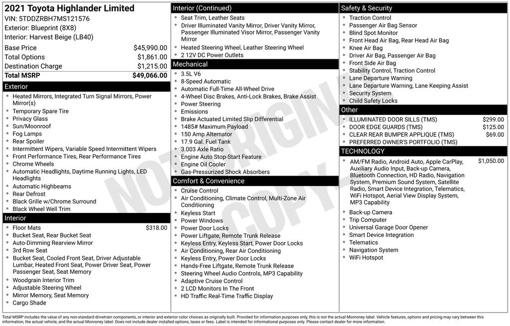 Used 2021  Toyota Limited image 6