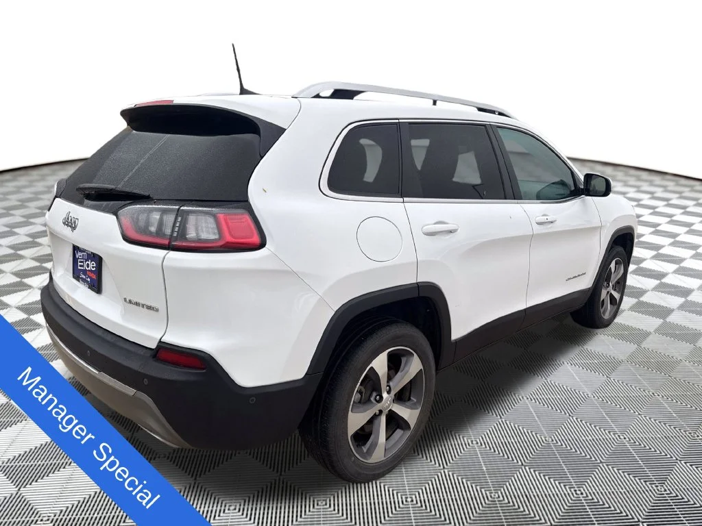 Used 2021 Bright White Clearcoat Jeep Limited image 6