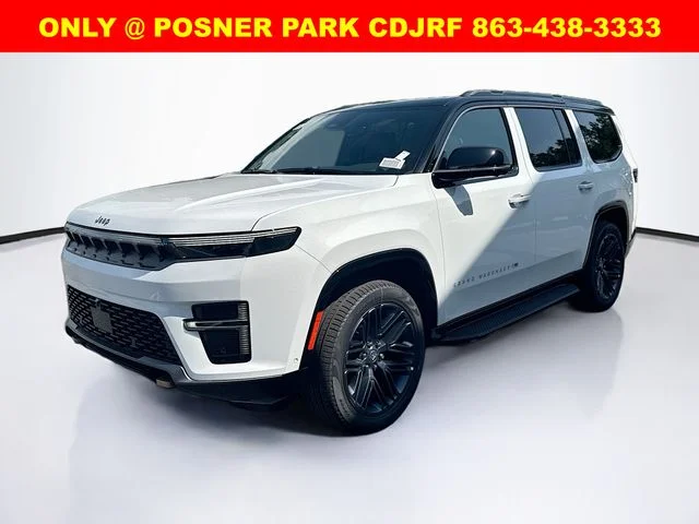 New 2026 Bright White Clear-Coat Exterior Paint Jeep Grand Wagoneer image 1