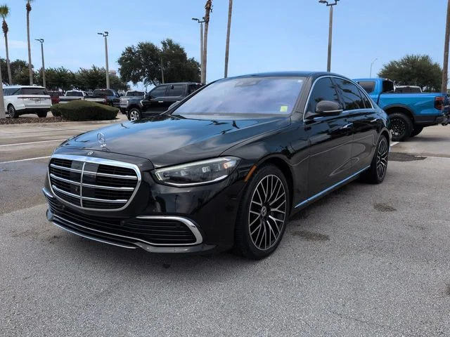 Used 2021 Obsidian Black Mercedes-Benz S 580 image 8