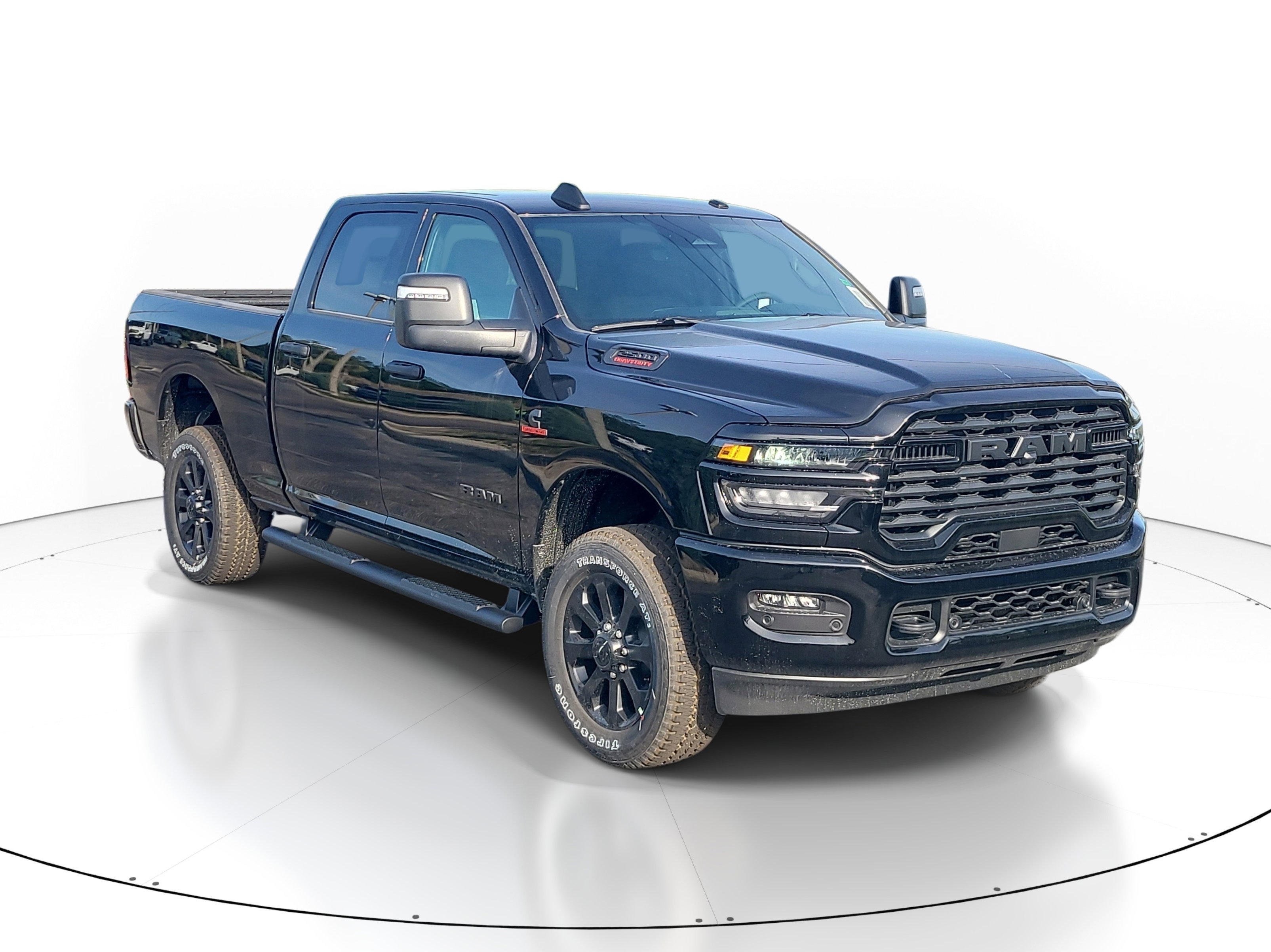 New 2026 Diamond Black Crystal Pearl-Coat Exterior Paint RAM Big Horn image 2