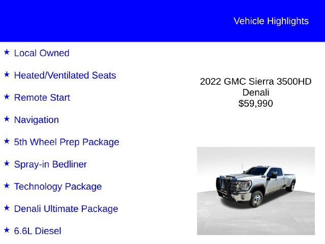 Used 2022 Silver GMC Denali image 2