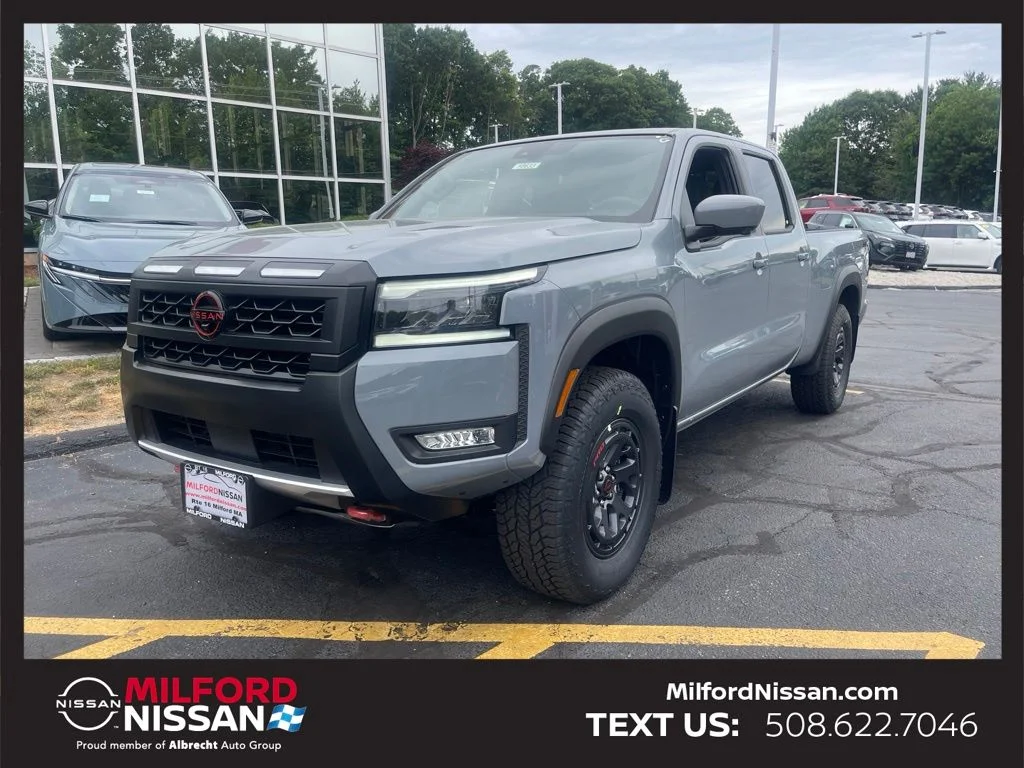 New 2026 Boulder Gray Pearl Nissan Crew Cab PRO-4X® Long Bed image 1