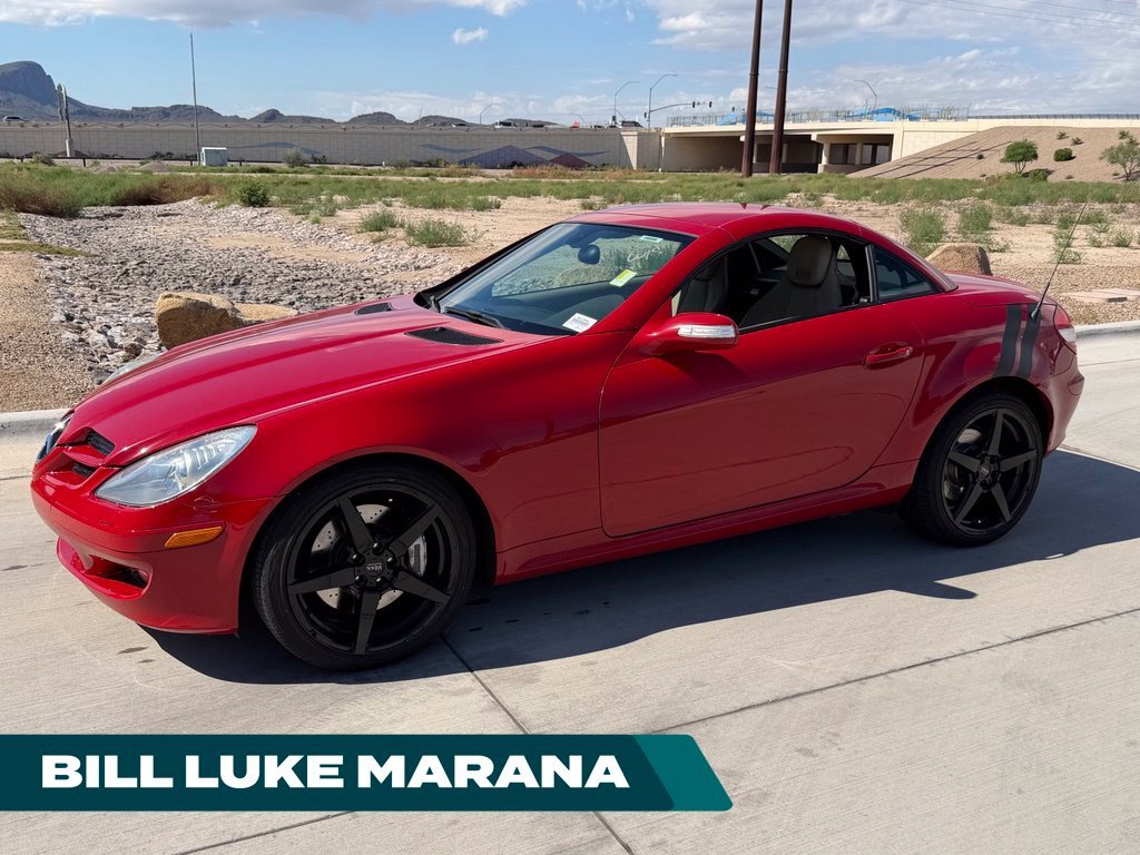 Used 2005 Red Mercedes-Benz SLK 350 image 1