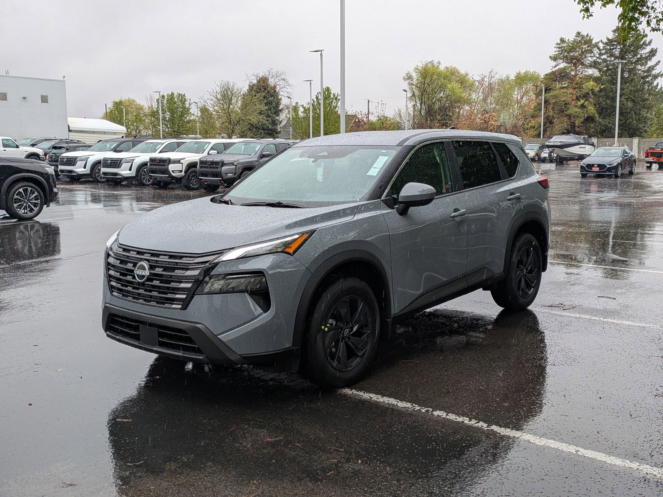 New 2026 Boulder Gray Pearl Nissan SV image 8