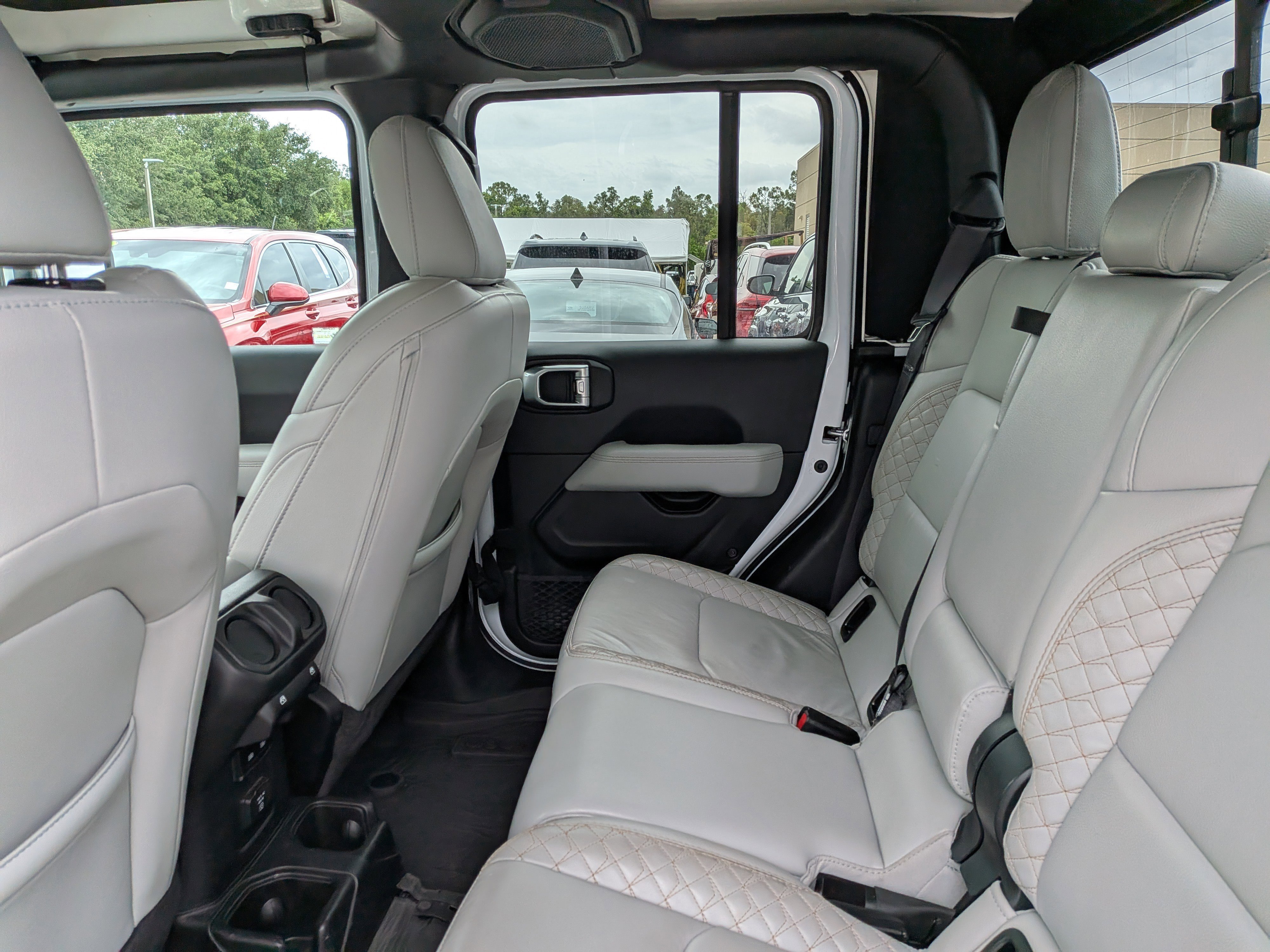Used 2023 Bright White Clearcoat Jeep High Altitude image 14