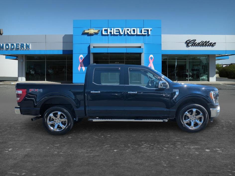 Used 2023 Antimatter Blue Metallic Ford LARIAT image 6