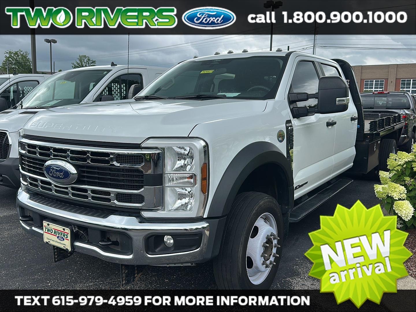 Used 2024 WHITE FORD TRUCK LARIAT image 1