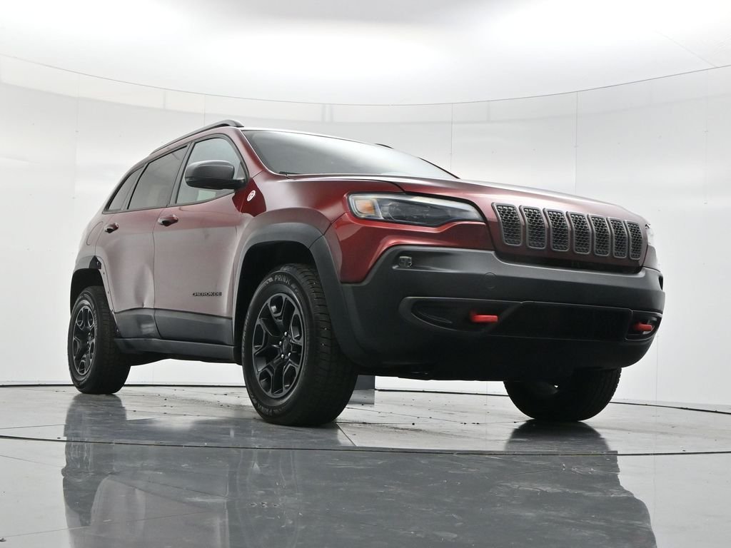 Used 2020 Velvet Red Pearlcoat Jeep Trailhawk image 47
