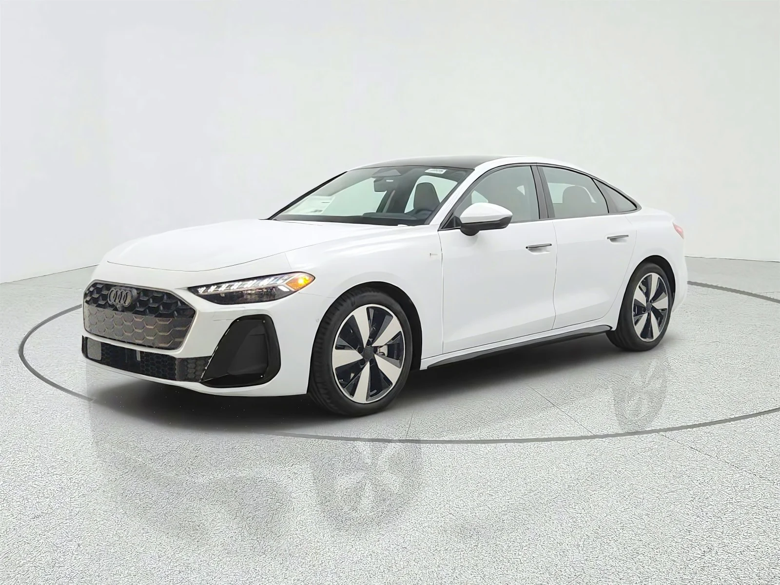 New 2026 Glacier White Metallic Audi Premium Plus 2.0 TFSI quattro image 1