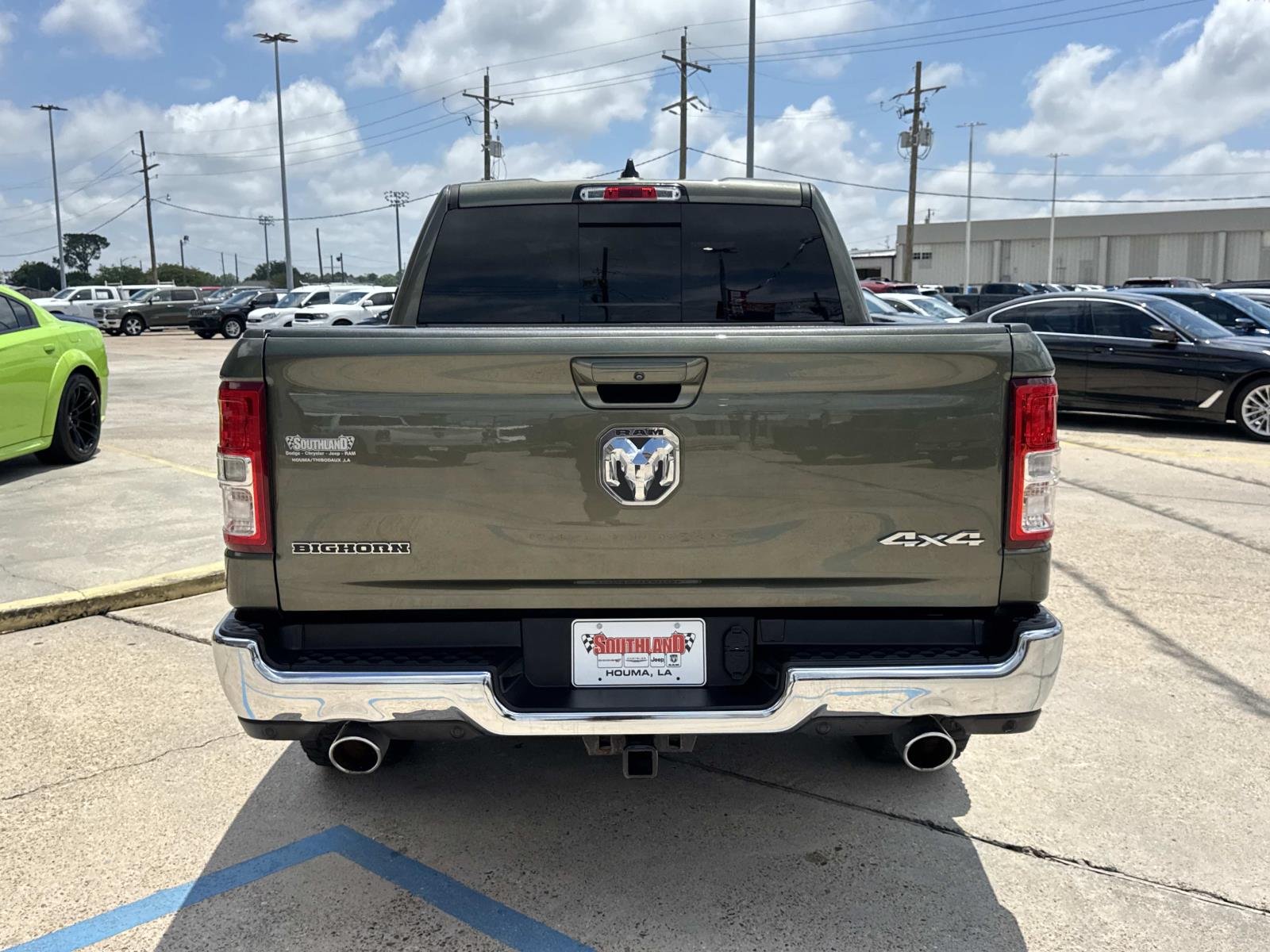 Used 2021 Olive Green Pearlcoat Ram Big Horn image 6