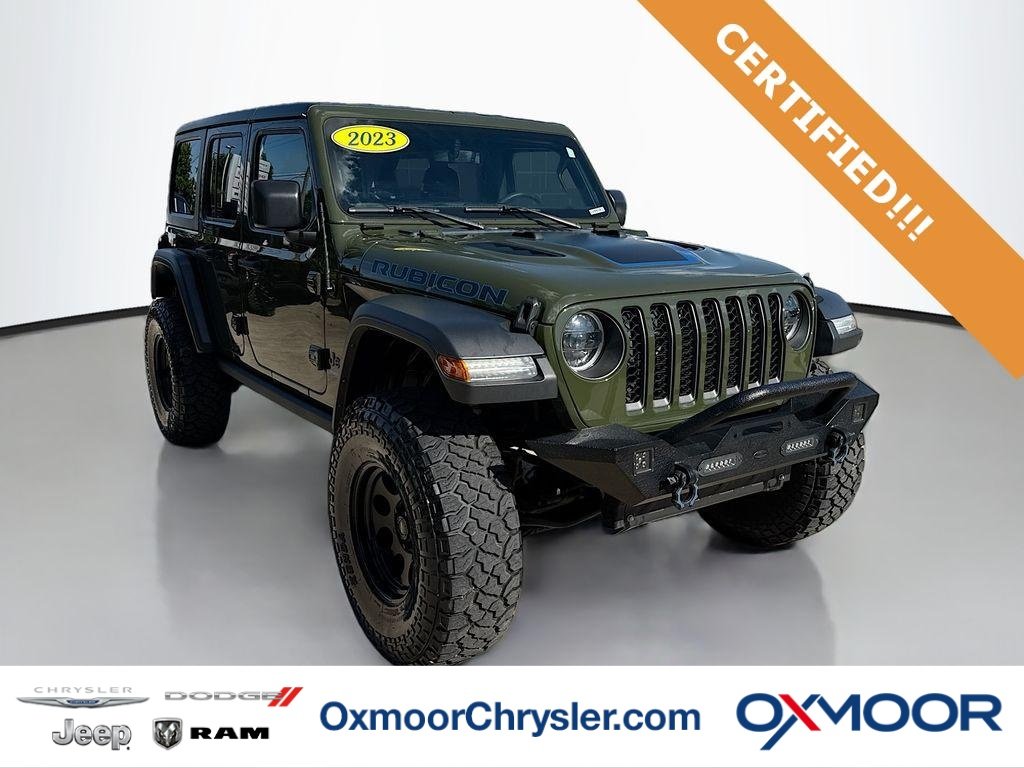 Certified Used 2023 Sarge Green Clearcoat Jeep Rubicon image 1
