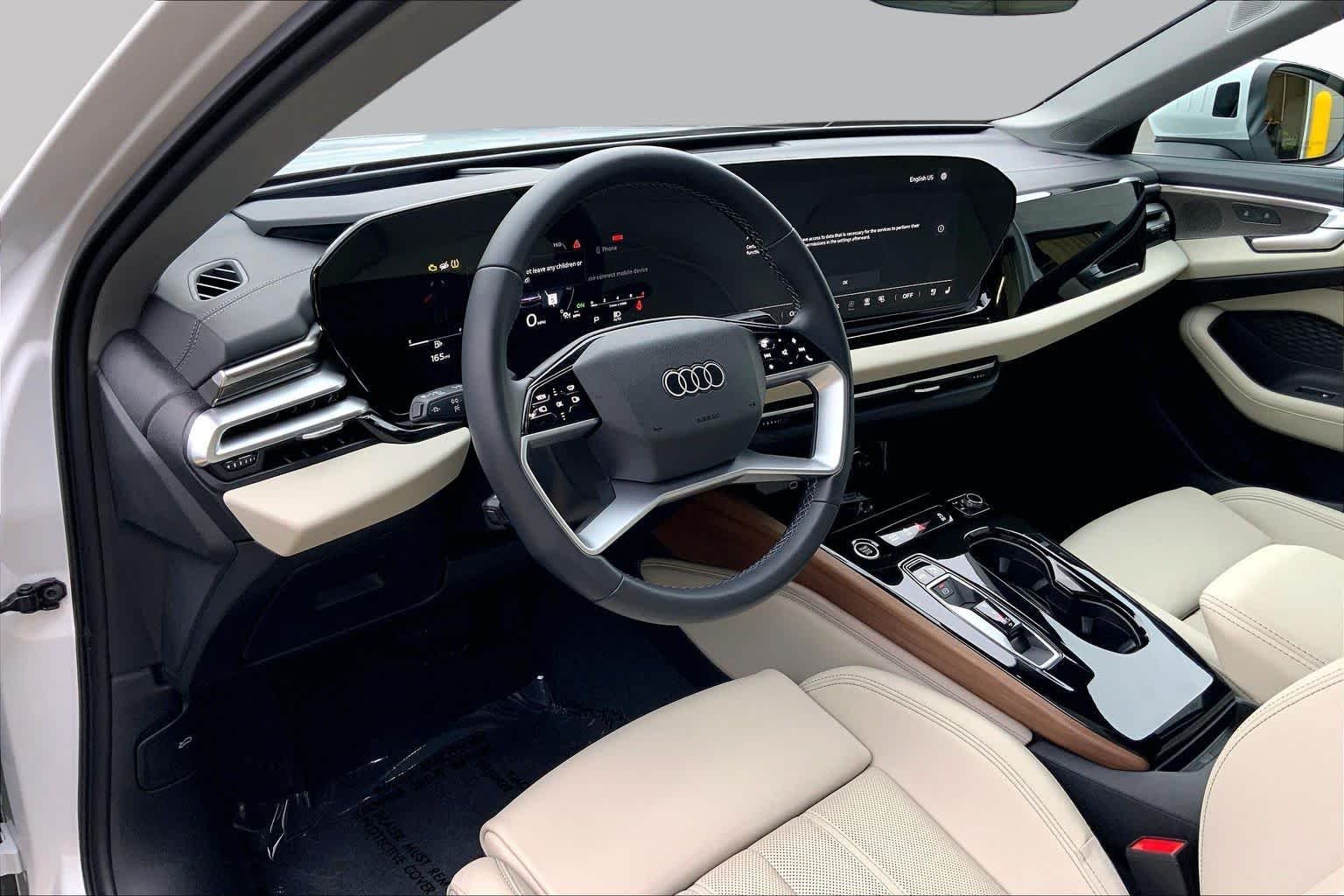 Used 2025 Glacier White Metallic Audi Premium Plus image 18