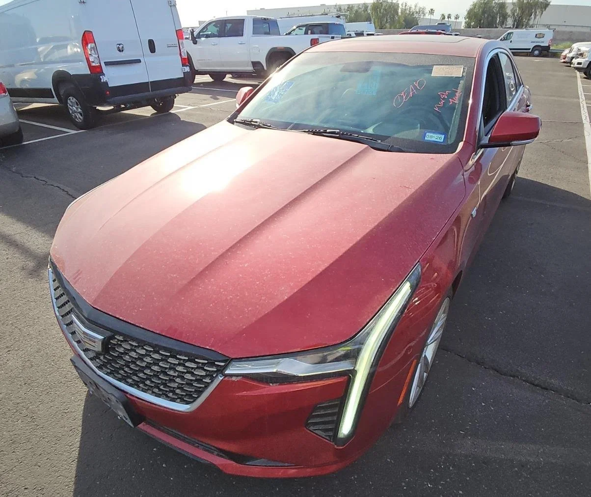 Used 2020 RED OBSESSION TINTCOAT Cadillac Luxury image 1