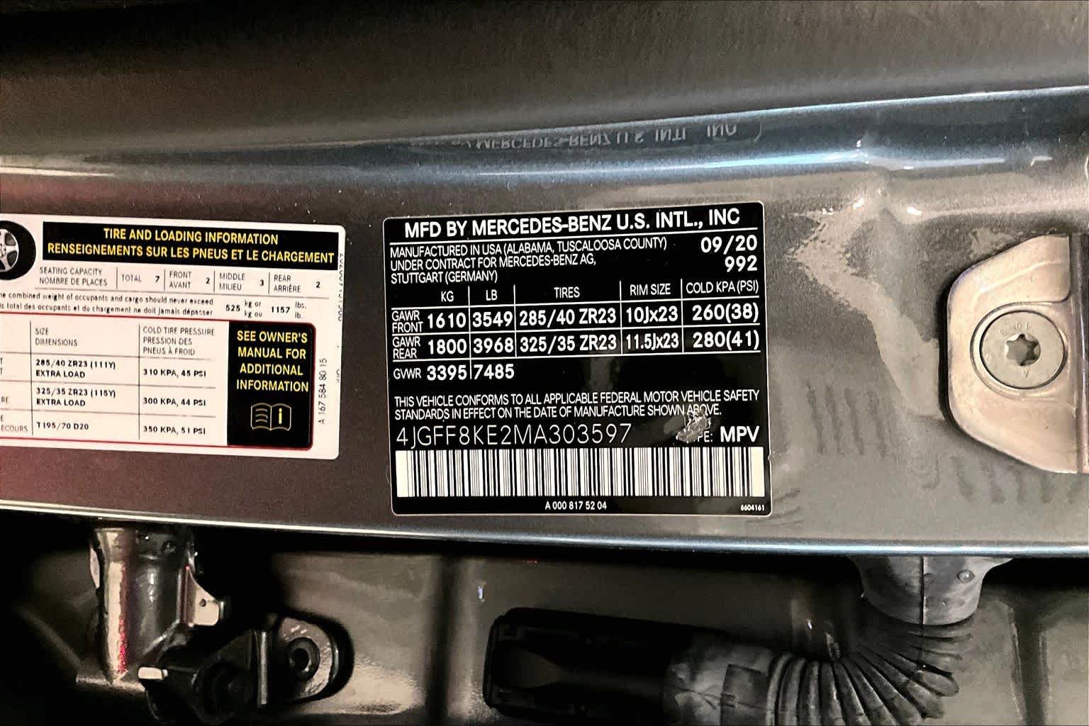 Used 2021 Selenite Grey Metallic Mercedes-Benz AMG® GLS 63 image 32
