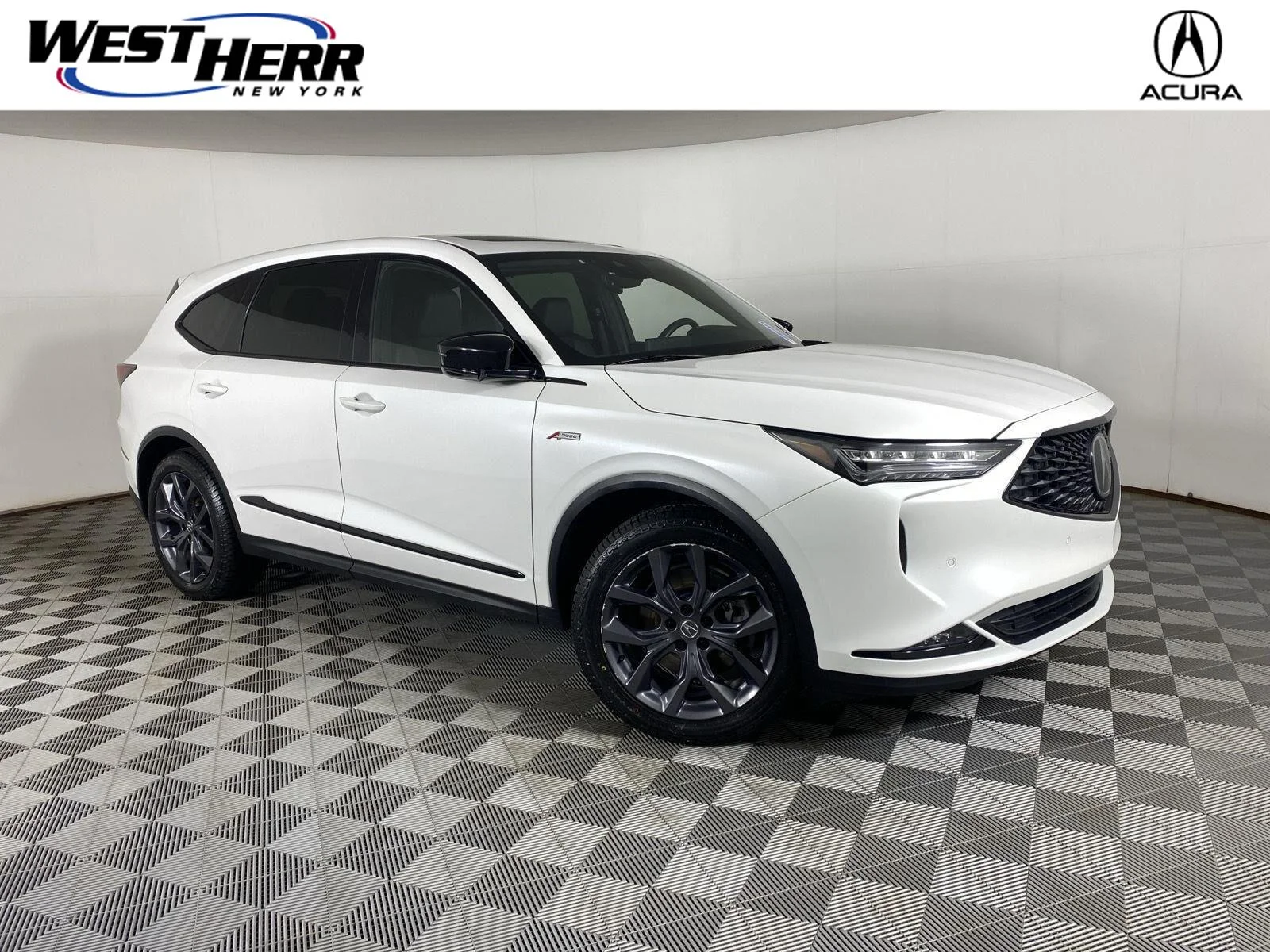 Used 2023 Platinum White Pearl Acura SH-AWD w/A-SPEC image 1