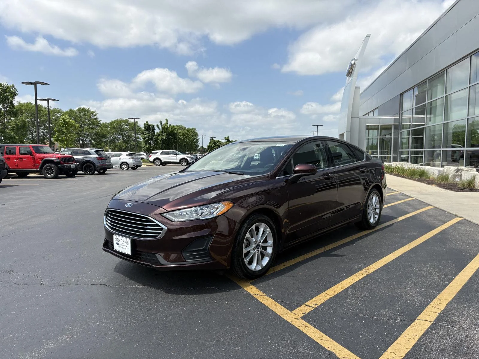 Used 2019 Rich Copper Metallic Tinted Clearcoat Ford SE image 3