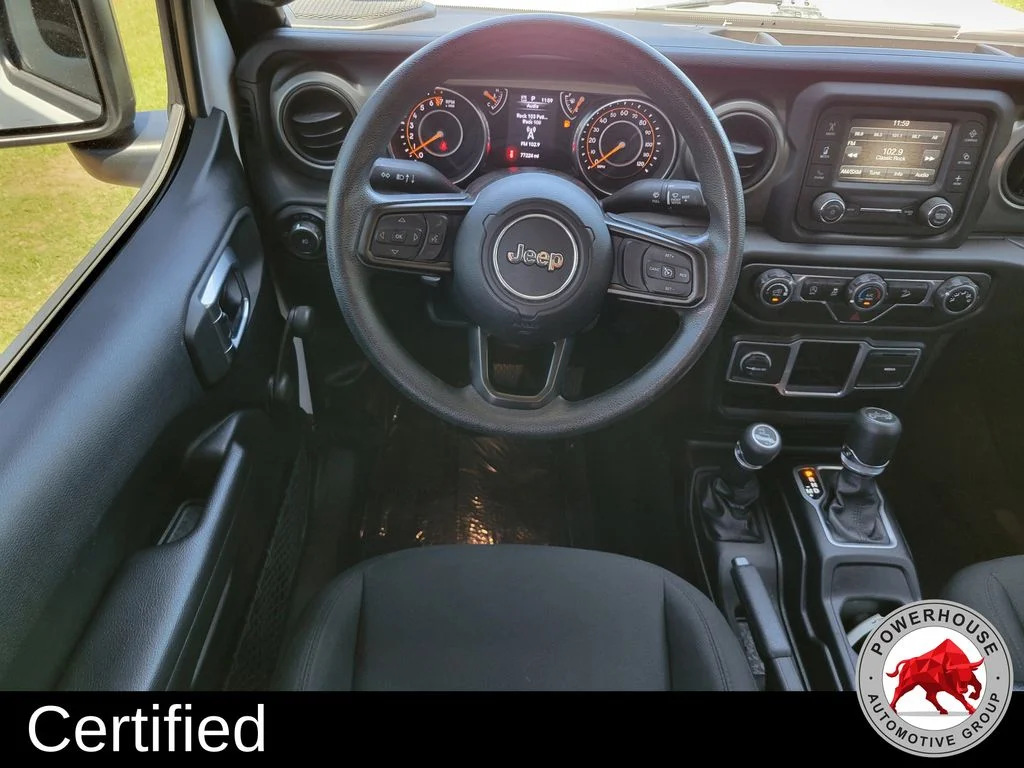 Used 2018 White Jeep Unlimited Sport image 18