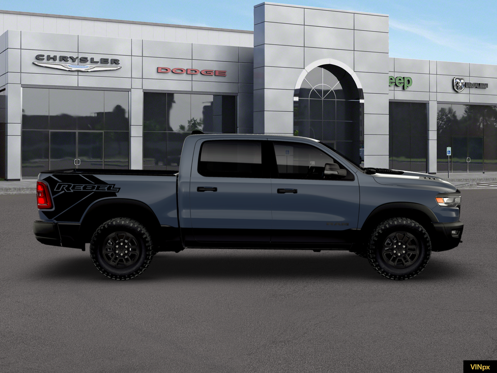 New 2026 Forged Blue Metallic Exterior Paint RAM Rebel image 8