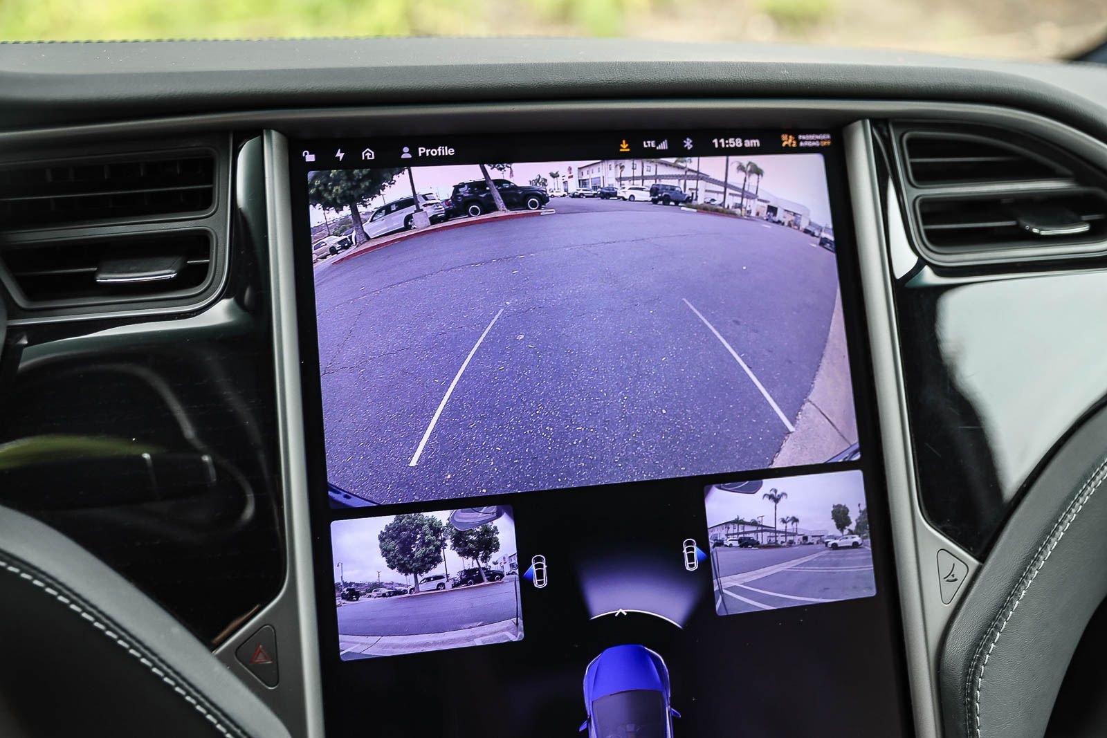 Used 2020 Deep Blue Metallic Tesla Performance image 23
