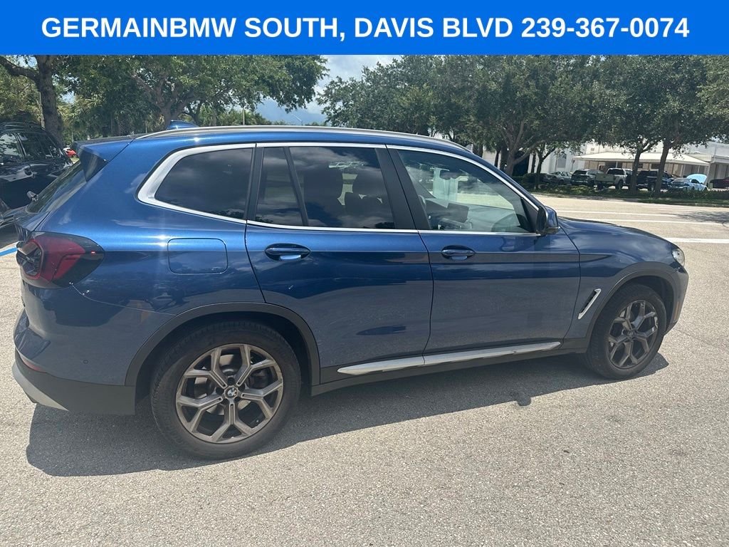 Certified Used 2023 Blue Metallic BMW xDrive30i image 8