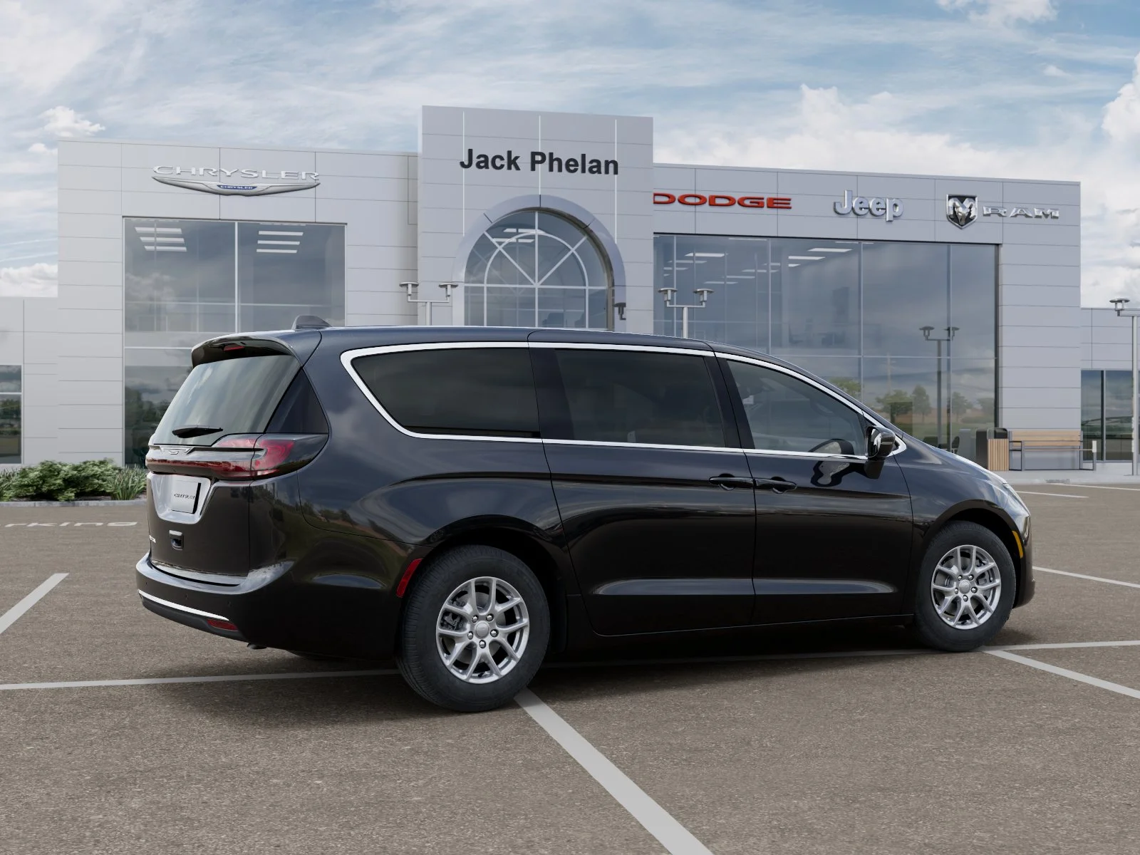 New 2027 Diamond Black Crystal Pearl-Coat Exterior Paint Chrysler Select image 30
