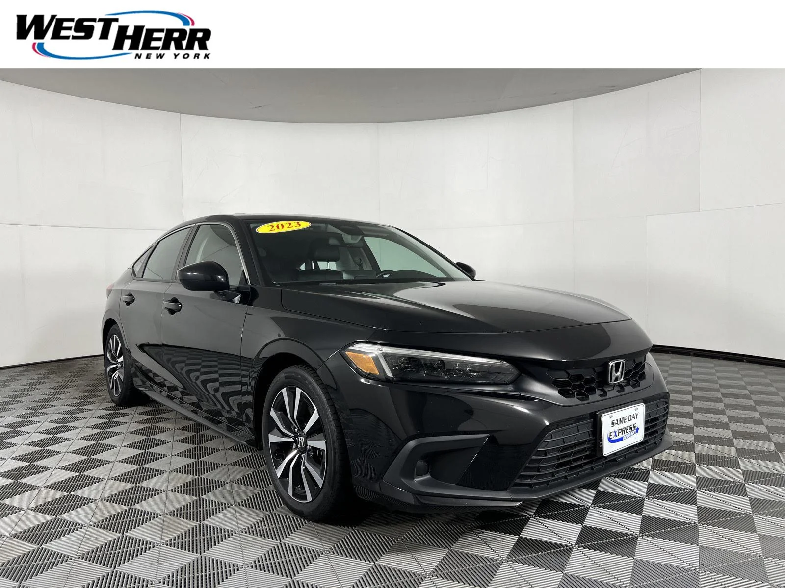 Used 2023 Crystal Black Pearl Honda EX-L image 1