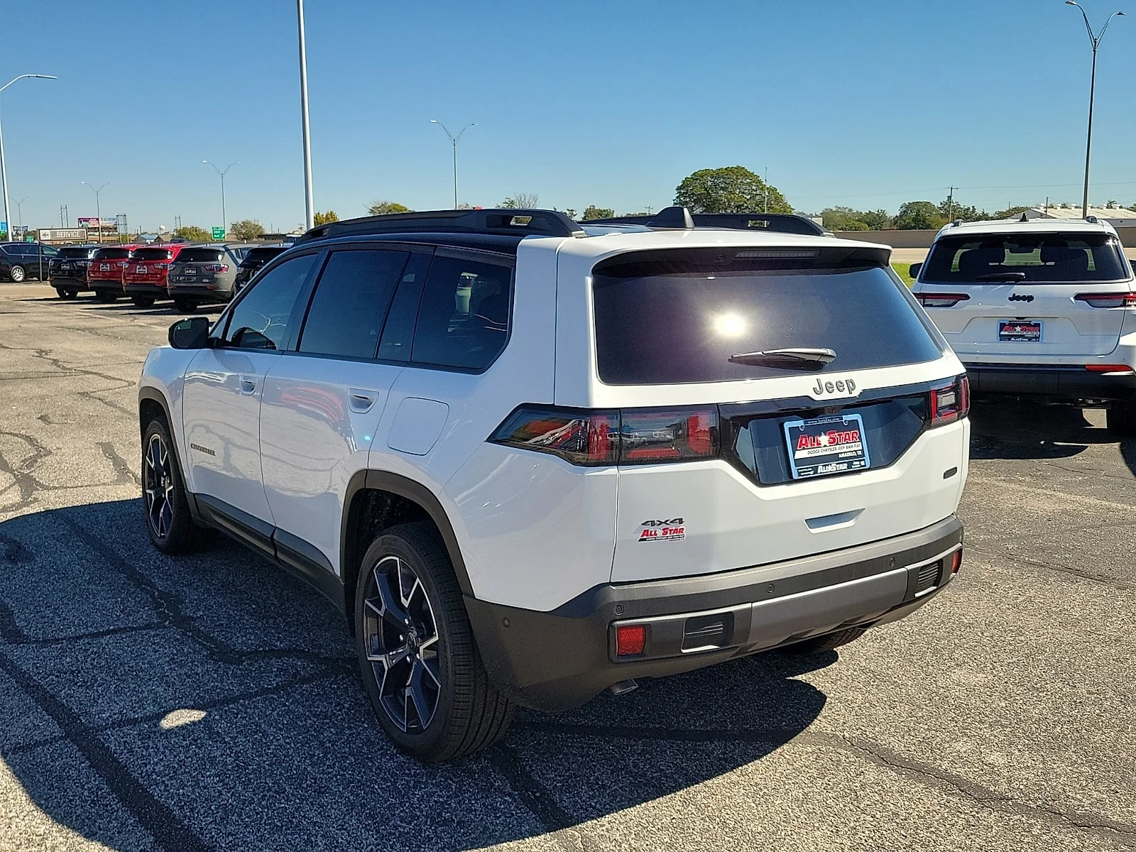 New 2026 Bright White Jeep OVERLAND 4X4 image 3
