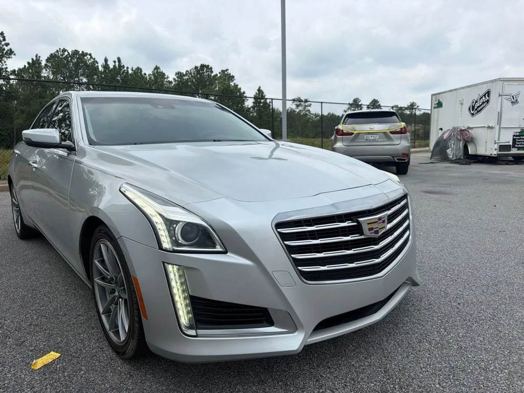 Used 2017 RADIANT SILVER METALLIC Cadillac Luxury RWD image 2