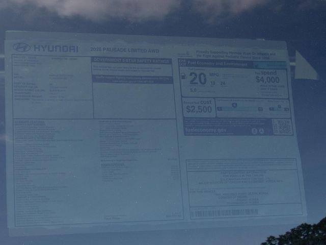 New 2026 White Hyundai Limited AWD image 34